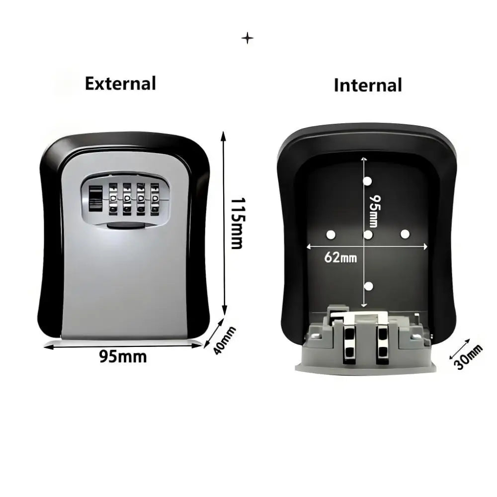 Boîte à Clé Sécurisée à Code – Coffre-Fort Mural