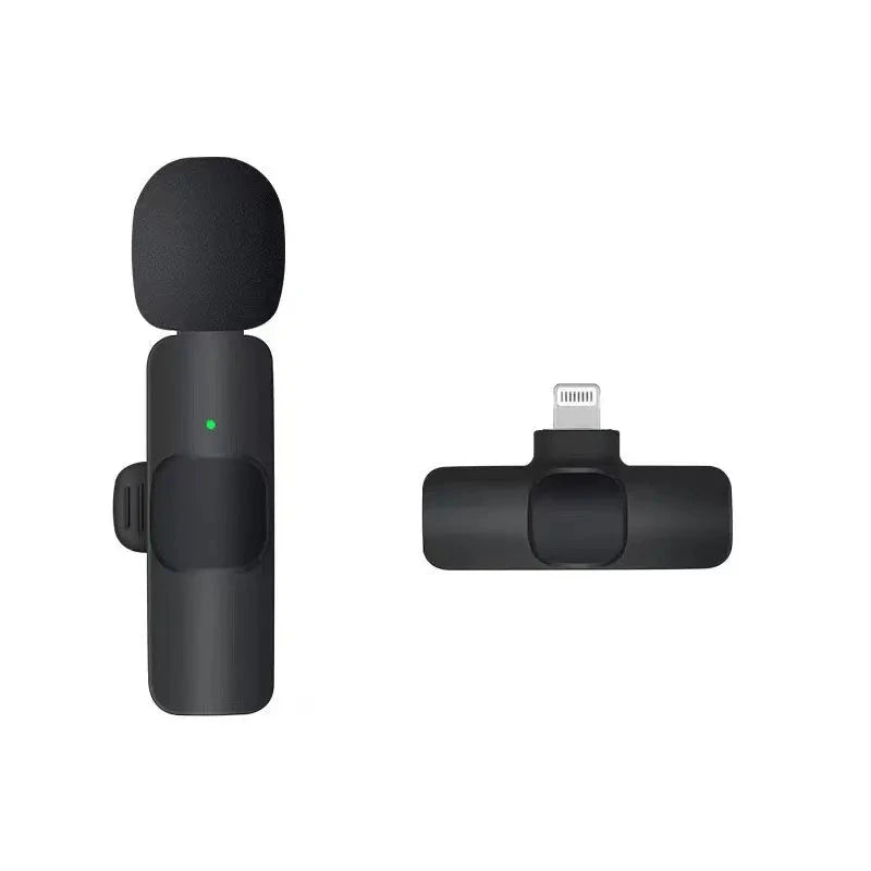 Microphone Lavalier Sans Fil – Mini Microphone pour iPhone et Android